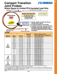 Thumbnail of document Data Sheet - TJC36 Thermocouple Probes w/ Lead Wires & Compact Transition
